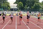 Under-15 girls 100 metres. Photo: David T. Hewitson/Sports for All Pics